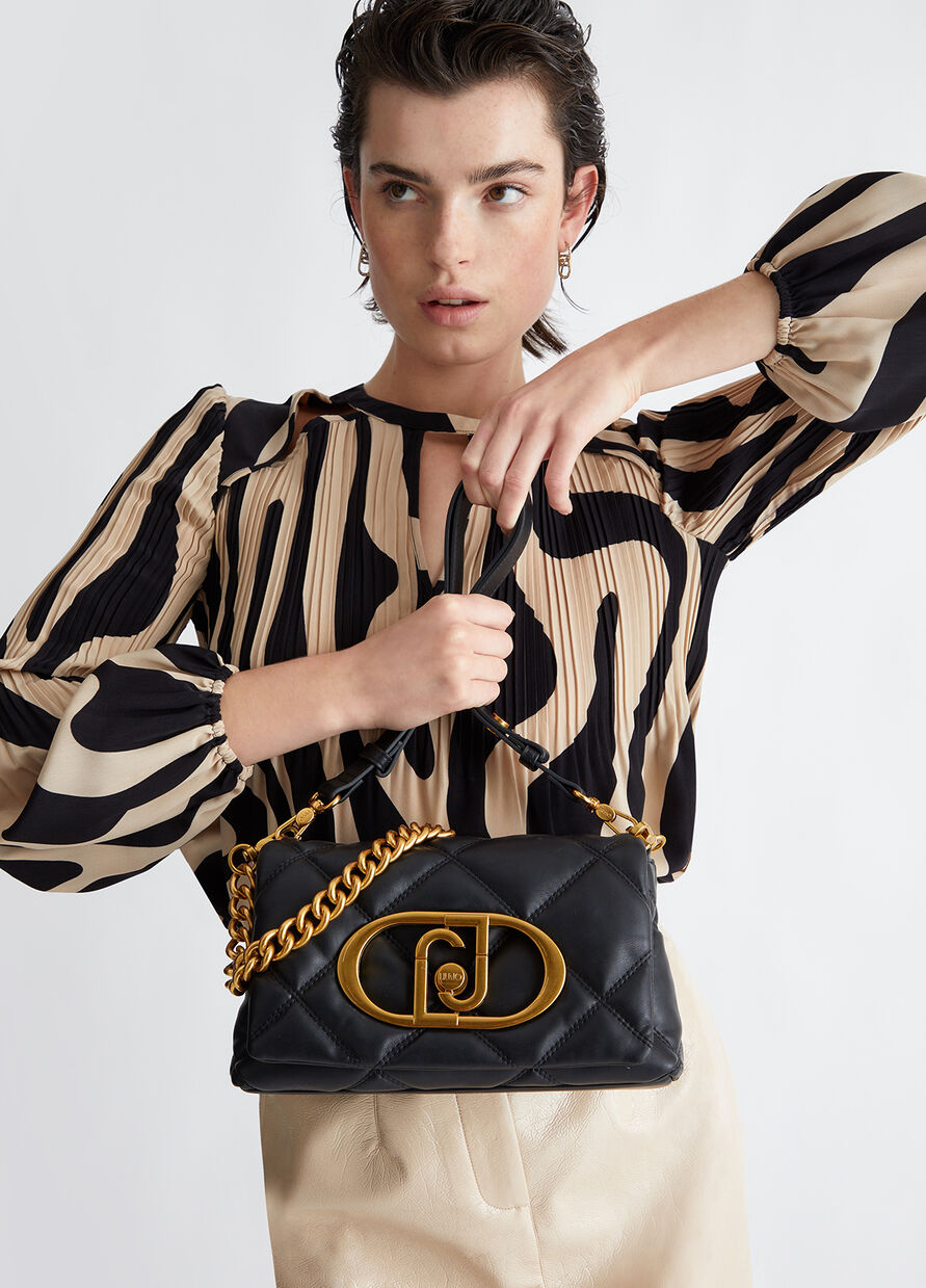 Borsa LaPuffy Matelassè / Nero - Ideal Moda
