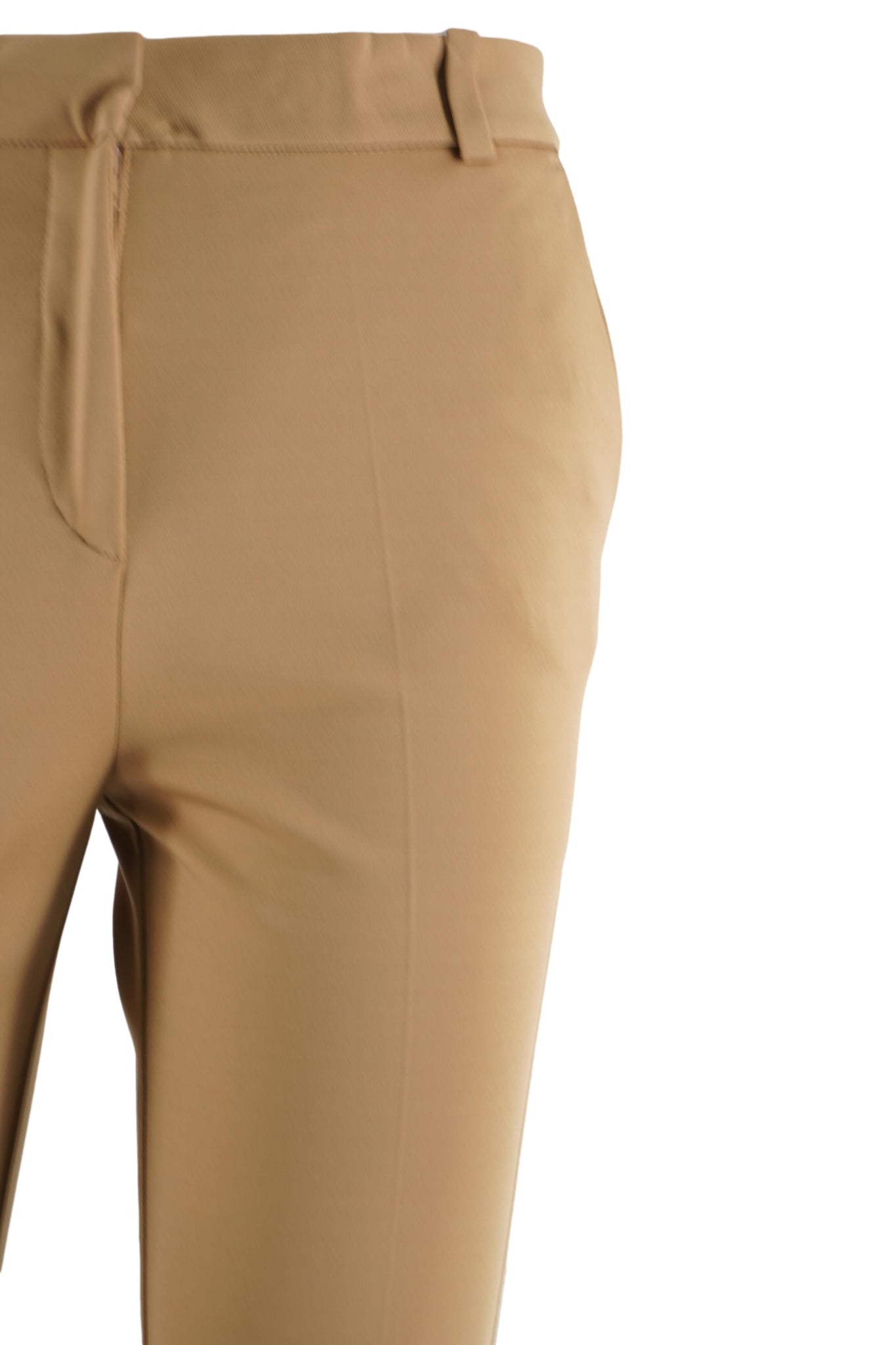 Pantalone Chino in Punto Milano / Beige - Ideal Moda