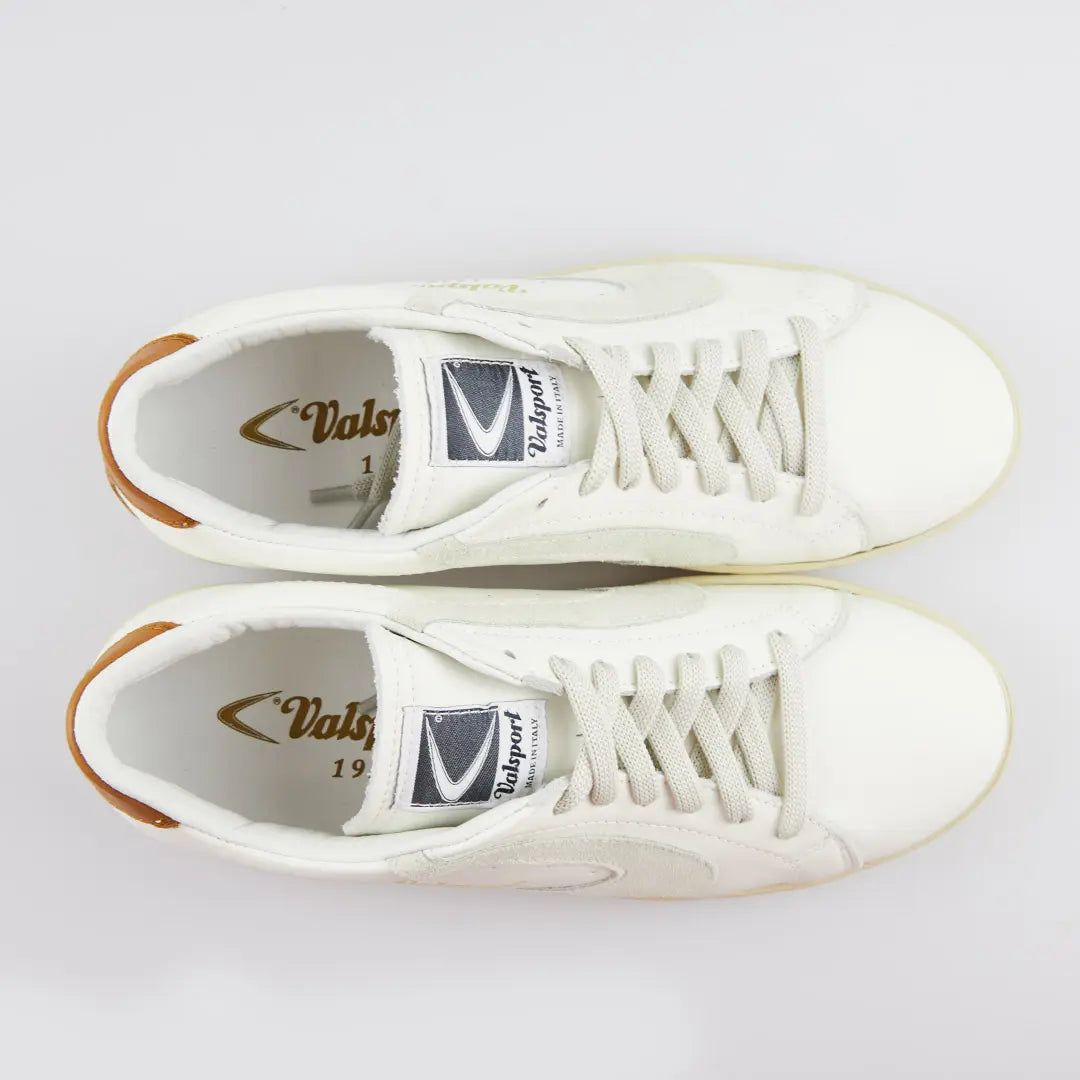 Sneaker in Pelle Tournament Mix Nappa / Bianco - Ideal Moda