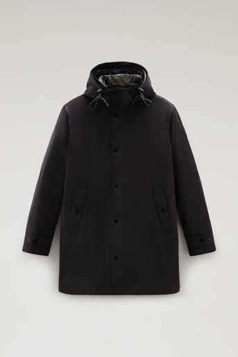 Cappotto 3 in 1 in Nylon Elasticizzato / Nero - Ideal Moda