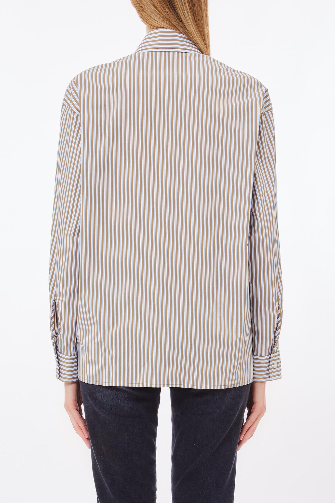 Camicia a Righe / Verde - Ideal Moda