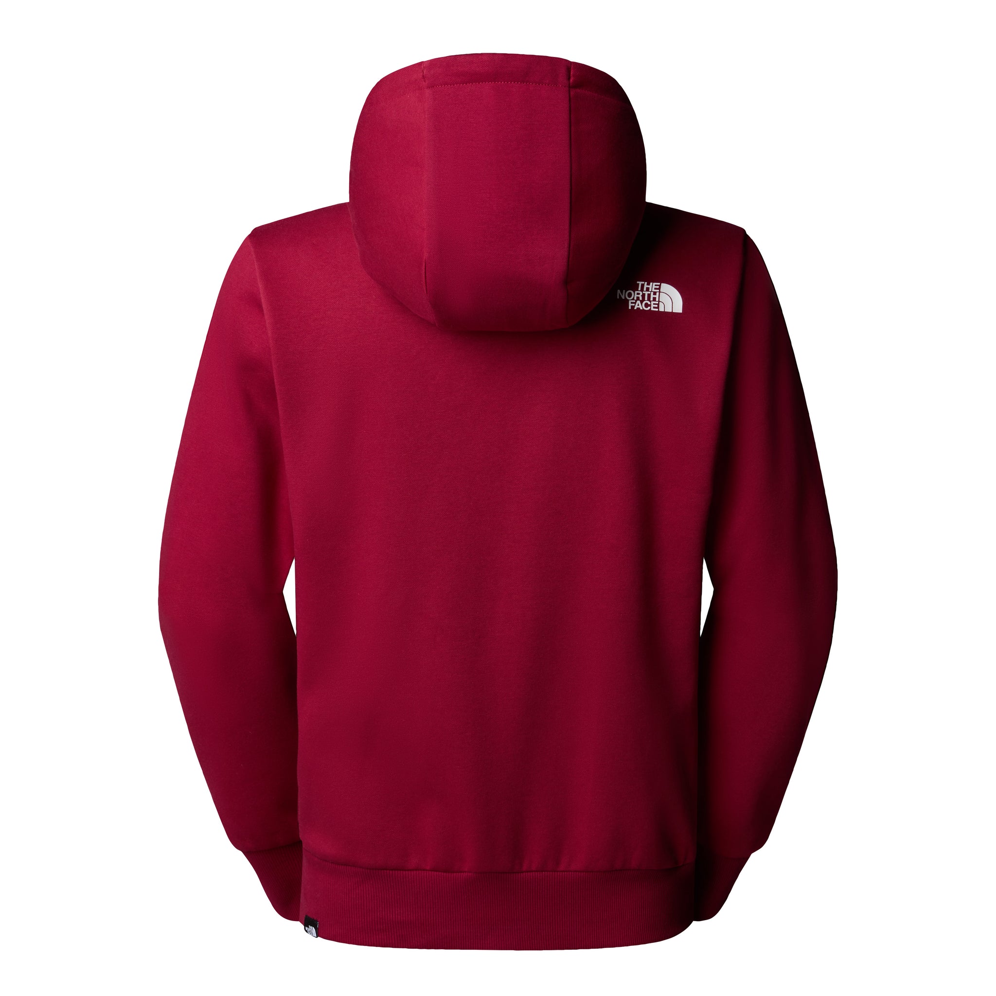 Felpa con Logo e Cappuccio Bordeaux