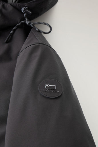 Cappotto 3 in 1 in Nylon Elasticizzato / Nero - Ideal Moda