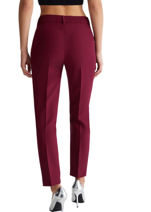 Pantalone New York in Tessuto Tecnico / Bordeaux - Ideal Moda
