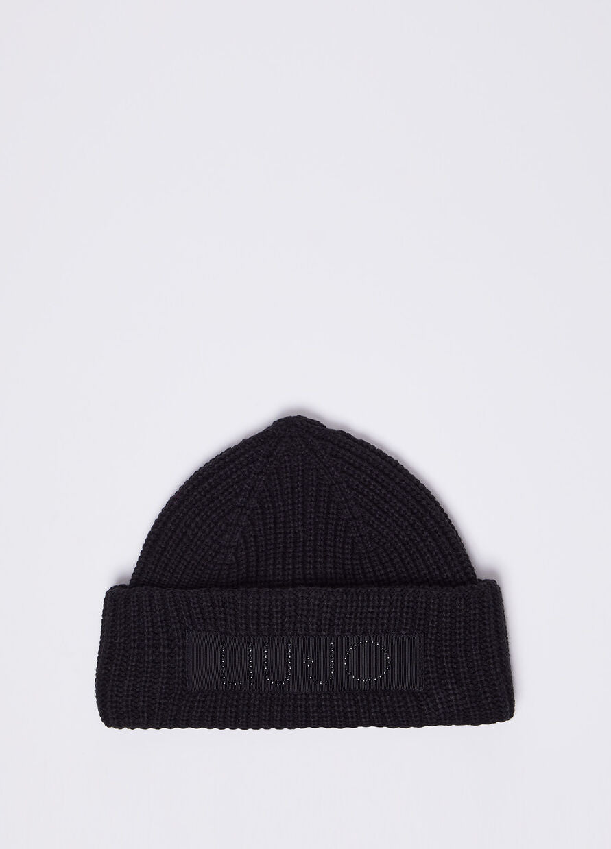 Cappellino con Patch / Nero - Ideal Moda
