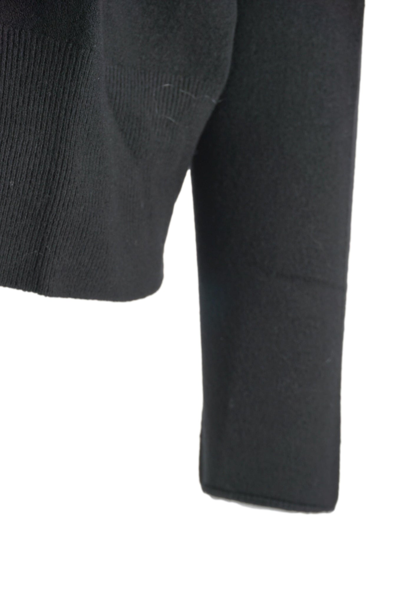 Maglia Boxy Fit con Scollo a V / Nero - Ideal Moda