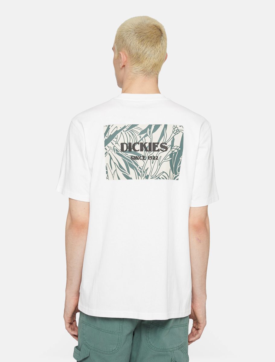 T-Shirt Max Meadows a Mezze Maniche / Bianco - Ideal Moda