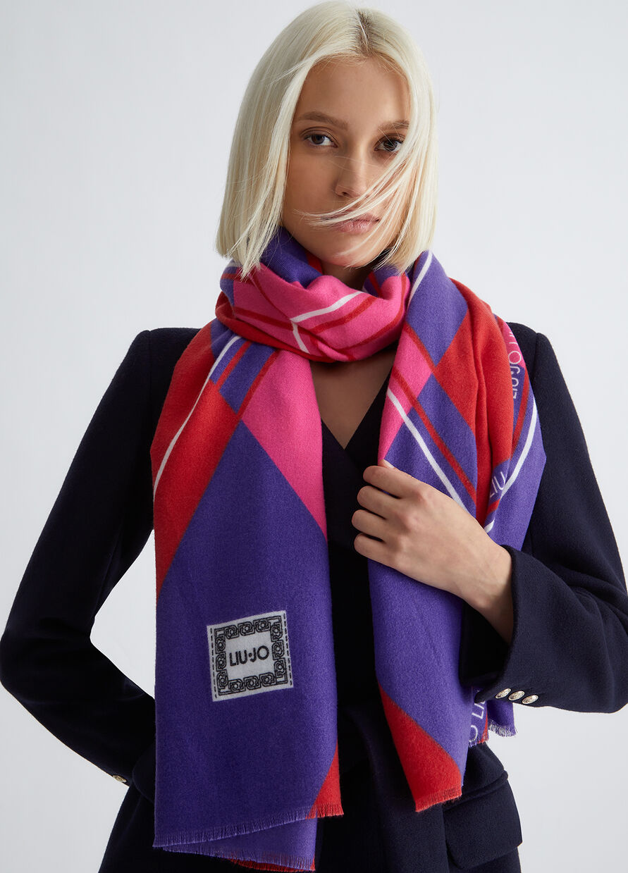 Stola con Fantasia / Multicolor - Ideal Moda