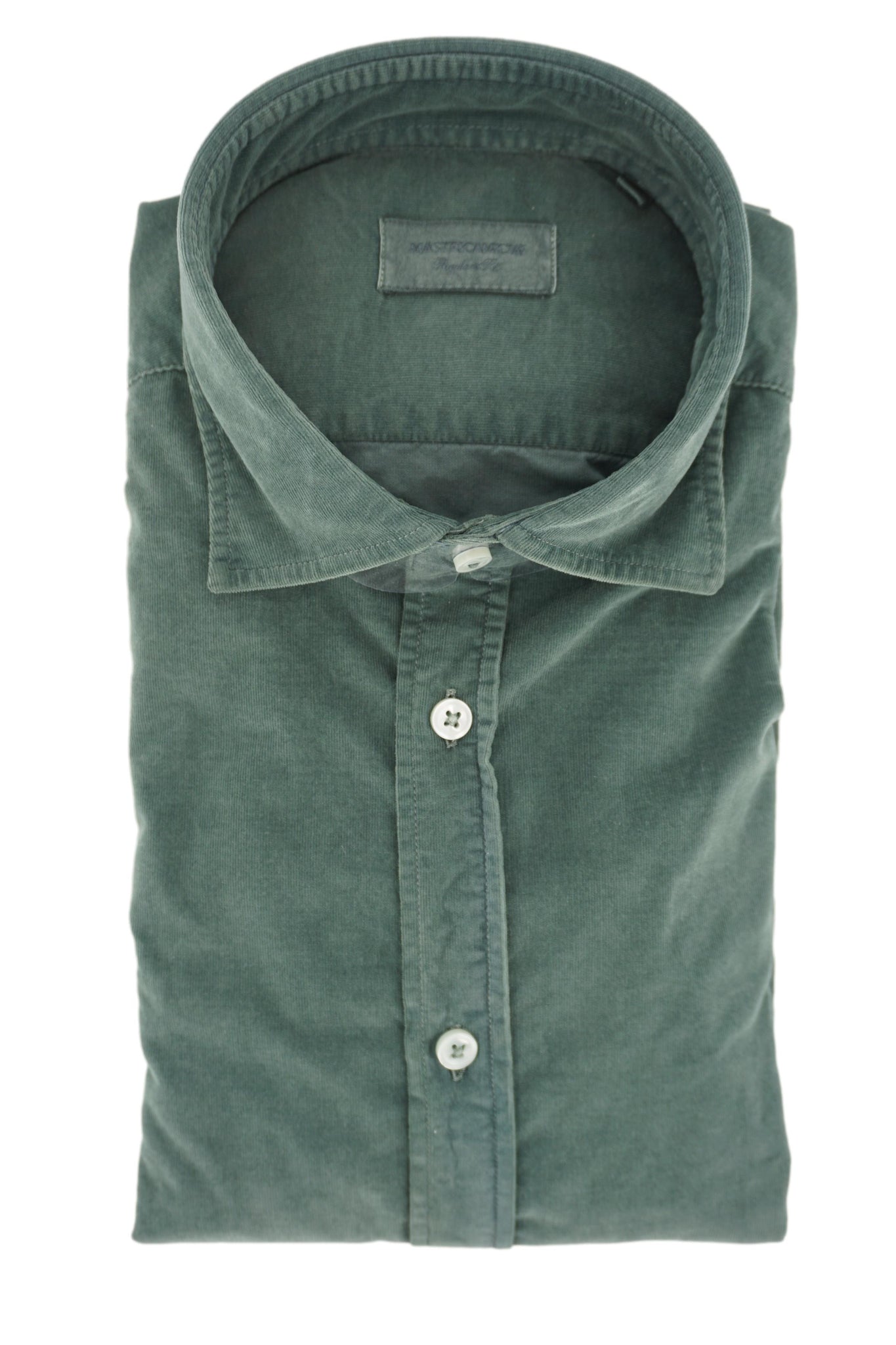 Camicia in Velluto / Verde - Ideal Moda