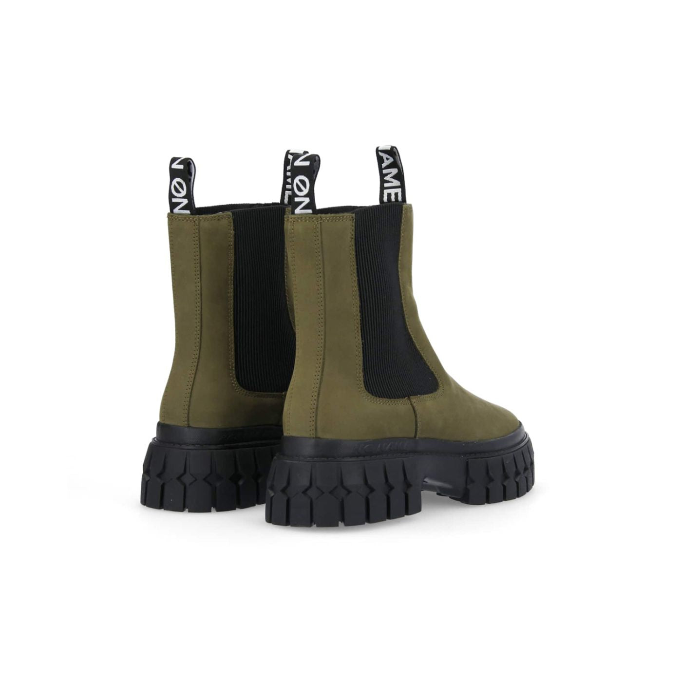 Stivale Chelsea in Pelle / Verde - Ideal Moda