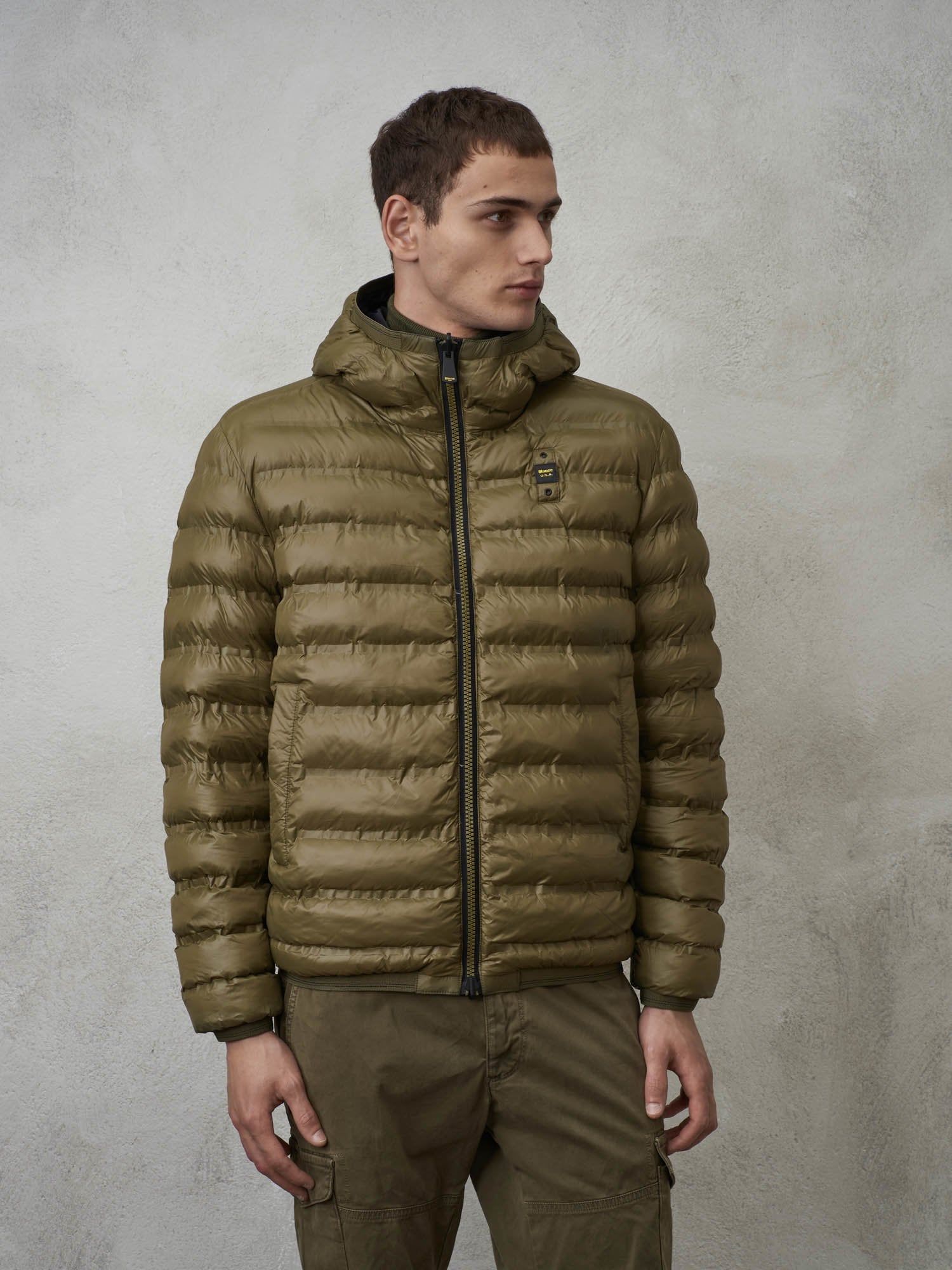 Piumino Reversibile Termosaldato / Nero - Ideal Moda