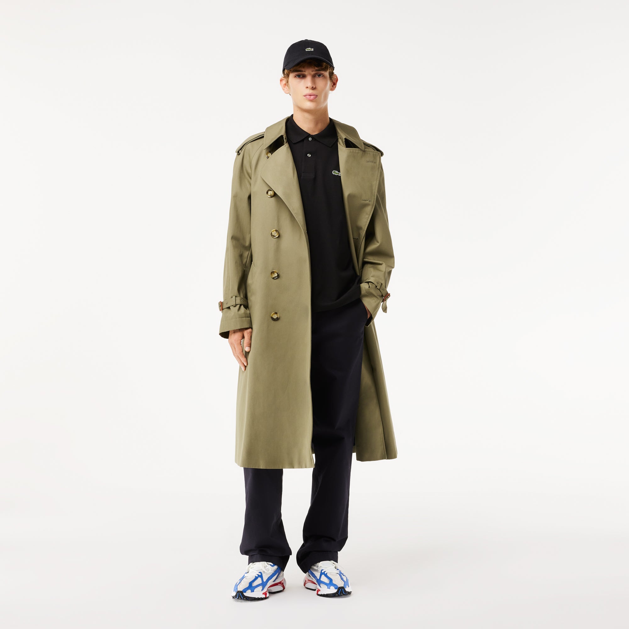 Polo 12.12 con Logo Lacoste / Nero - Ideal Moda