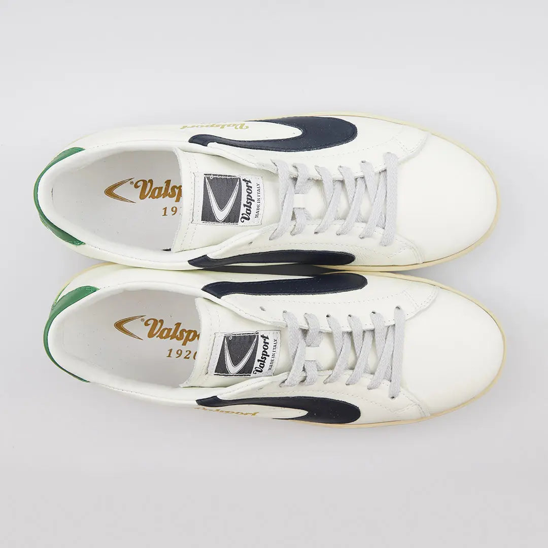 Sneaker in Pelle Tournament Mix Nappa / Bianco - Ideal Moda