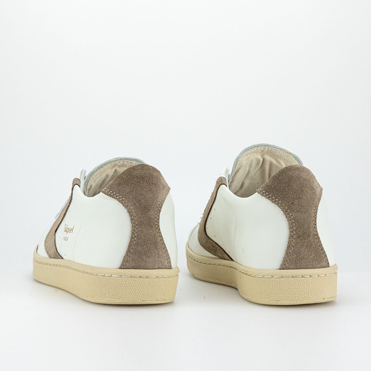 Sneaker in Pelle Tournament Nappa Suede / Bianco - Ideal Moda