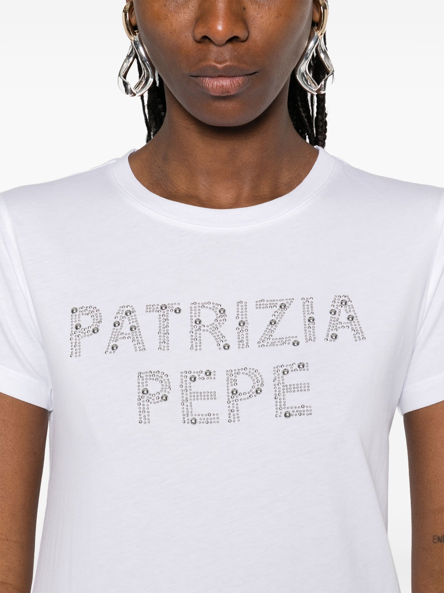 T-Shirt con Stampa / Bianco - Ideal Moda