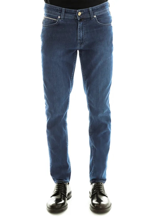 Jeans Leggero Cinque Tasche / Blu - Ideal Moda