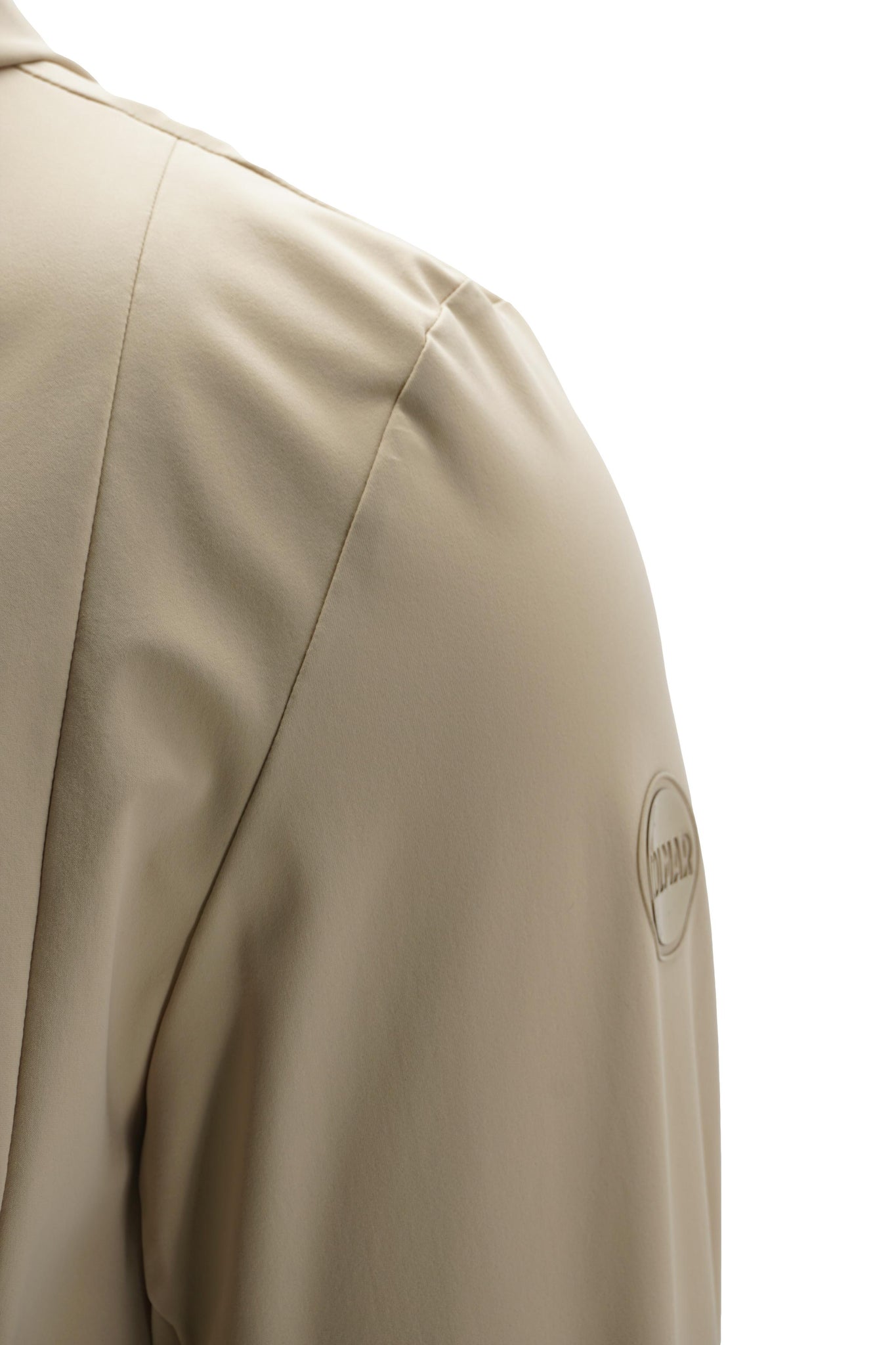 Giubbino Elasticizzato con Cappuccio / Beige - Ideal Moda