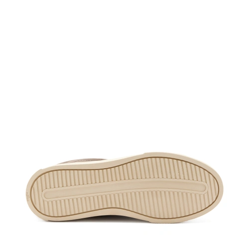 Sneaker in Pelle Scamosciata / Beige - Ideal Moda