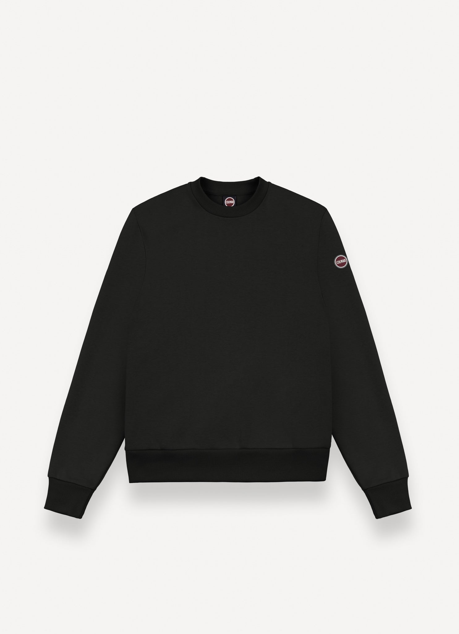 Felpa Girocollo con Logo / Nero