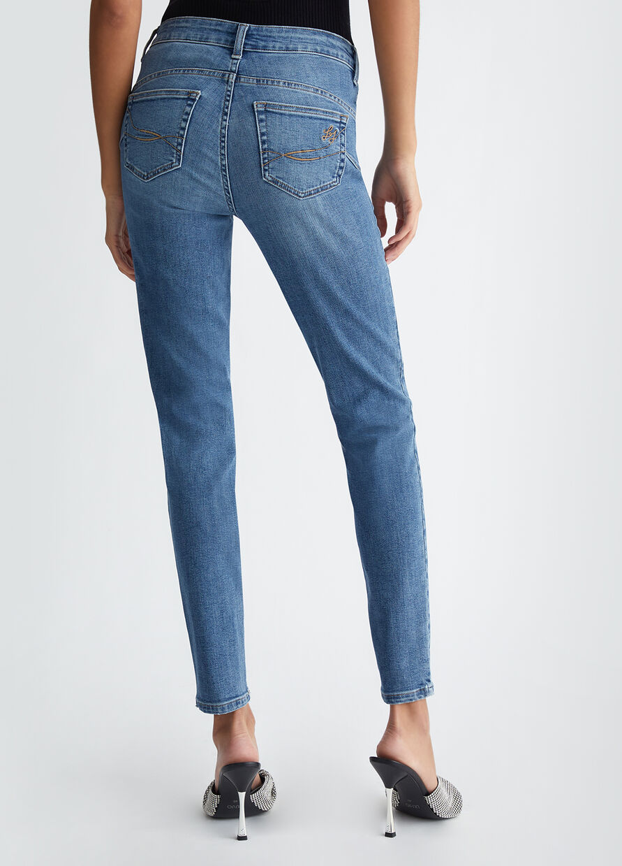 Jeans Skinny a Vita Alta / Jeans - Ideal Moda
