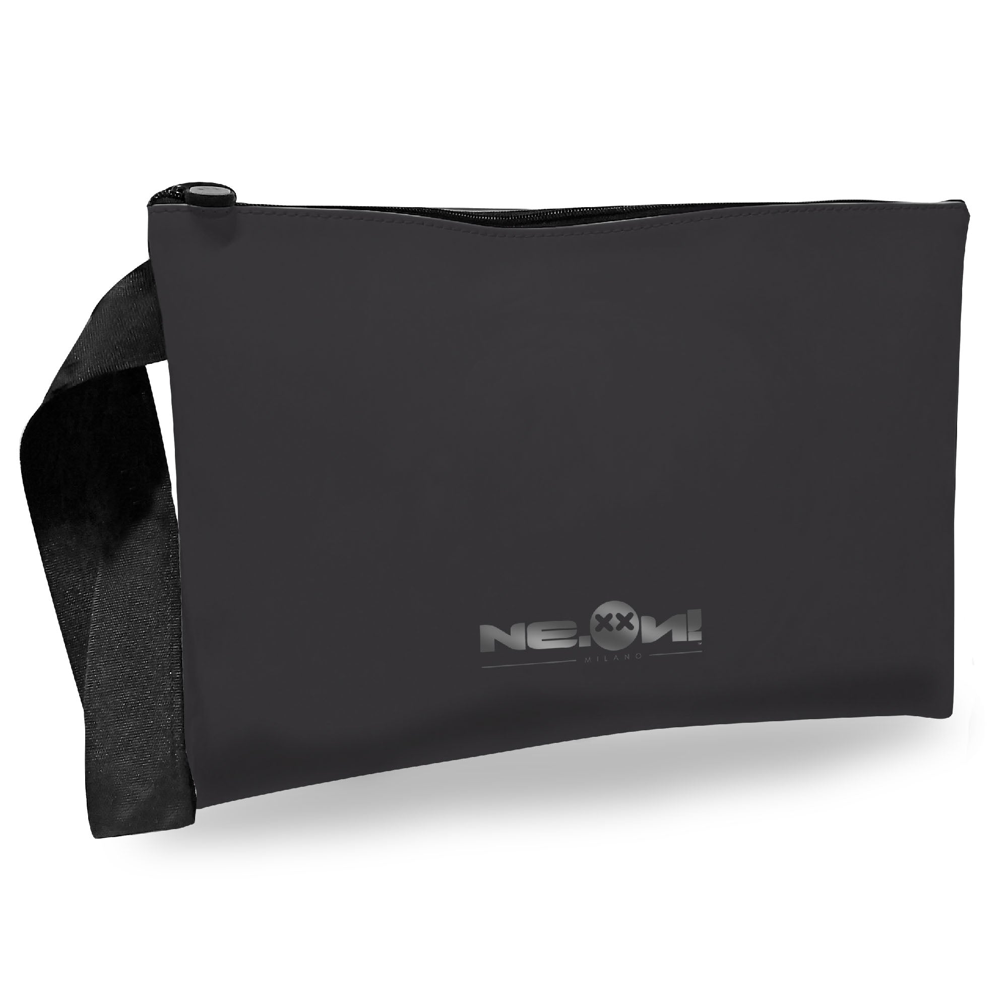 Maxi Pouch con Logo / Nero - Ideal Moda