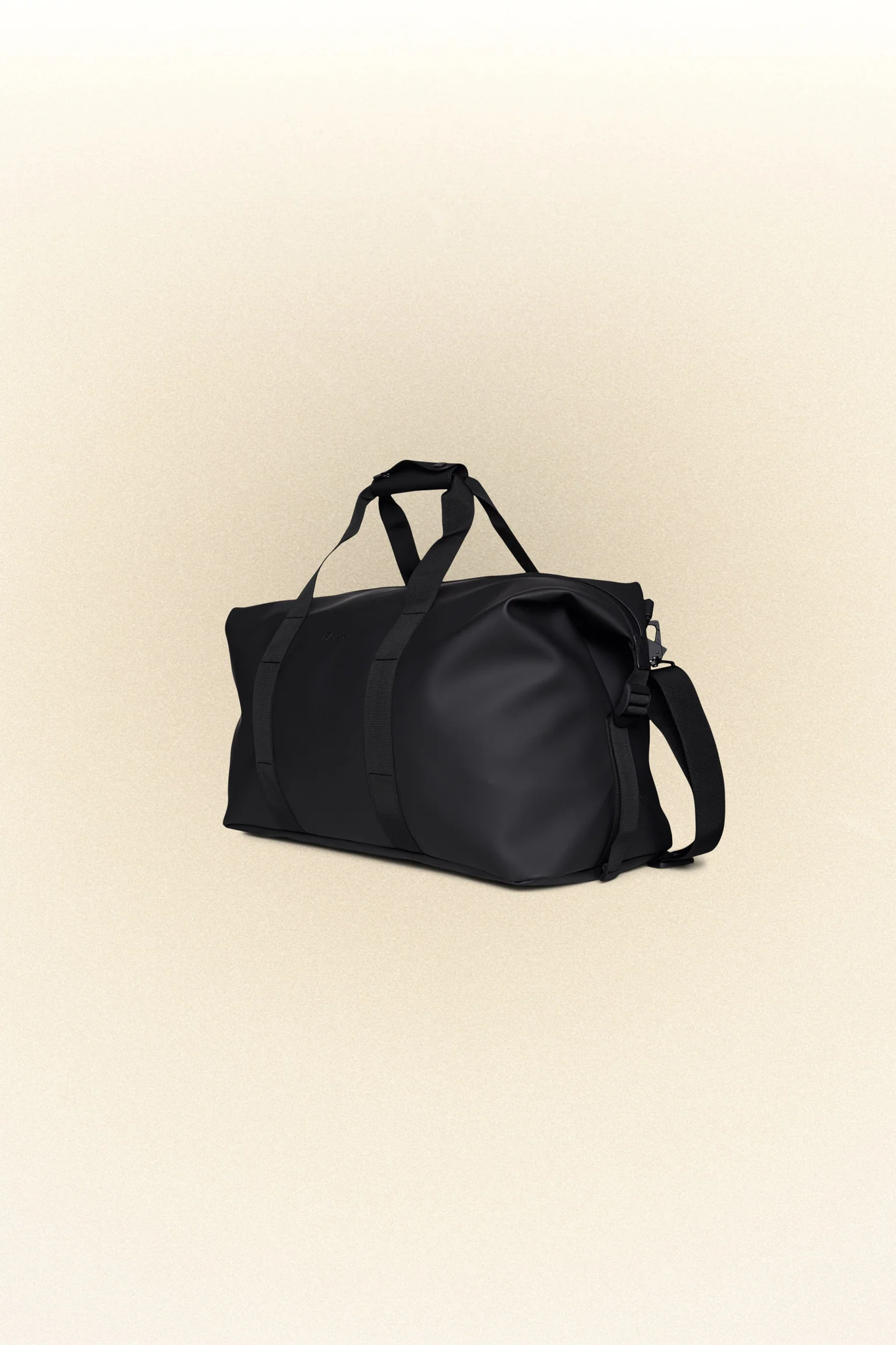 Borsa Hilo Weekend in Tessuto Tecnico / Nero - Ideal Moda