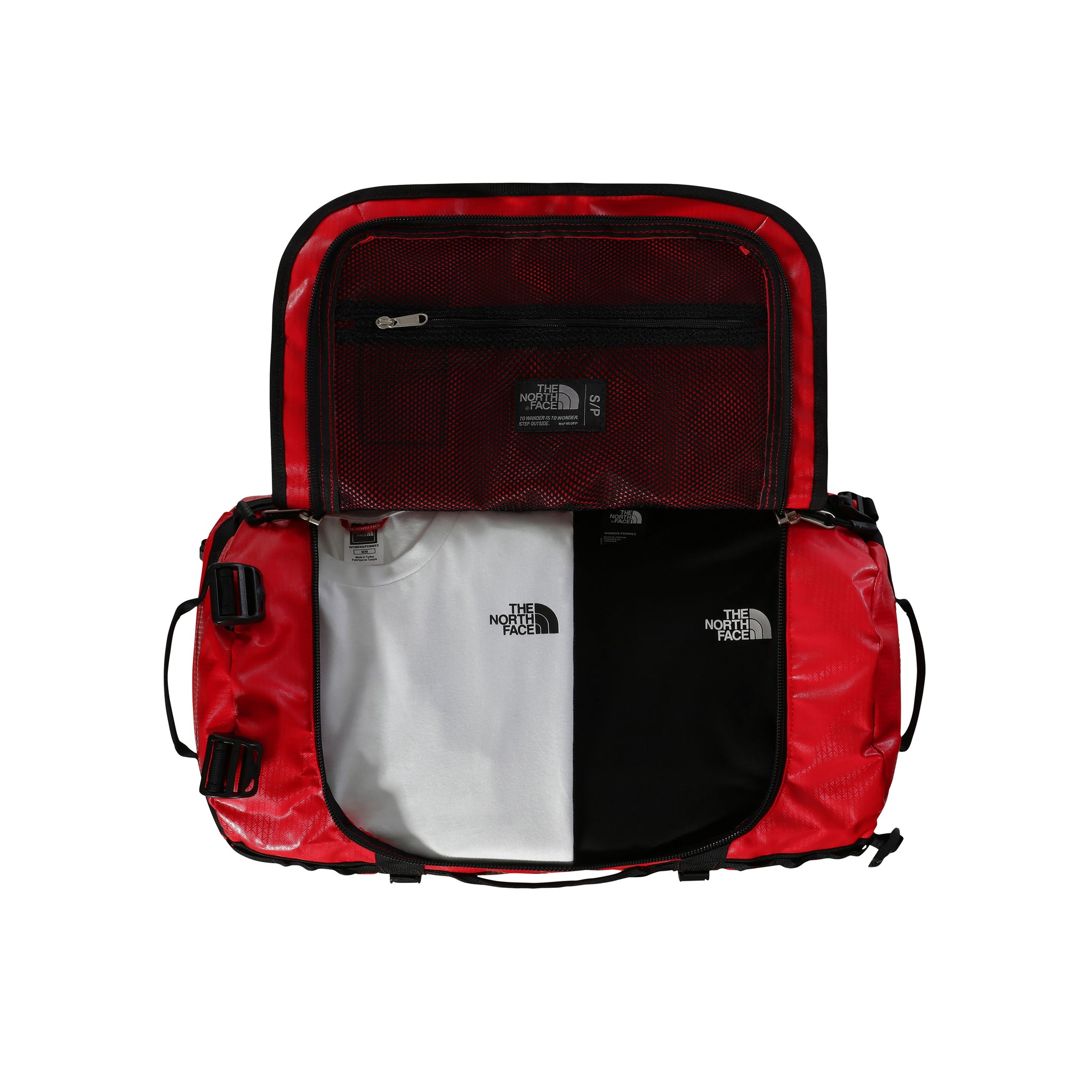 Borsa Duffel Base Camp S con Logo / Rosso - Ideal Moda