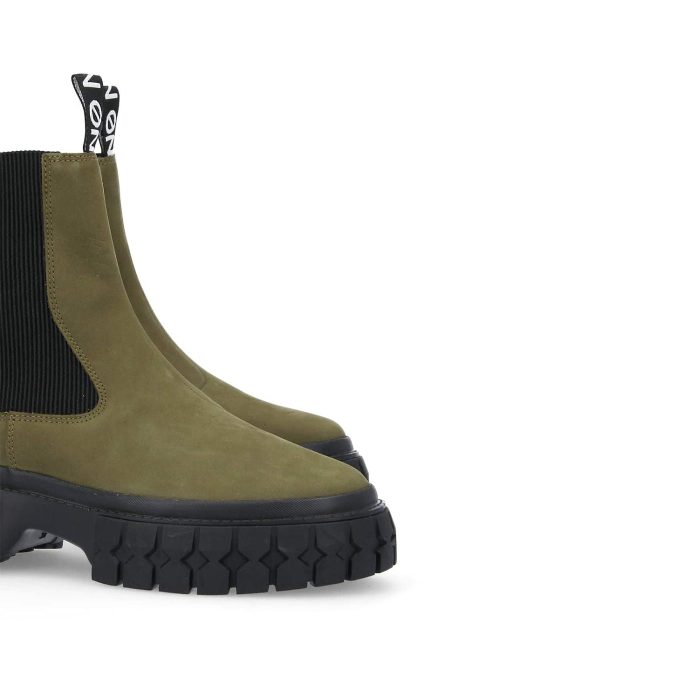 Stivale Chelsea in Pelle / Verde - Ideal Moda