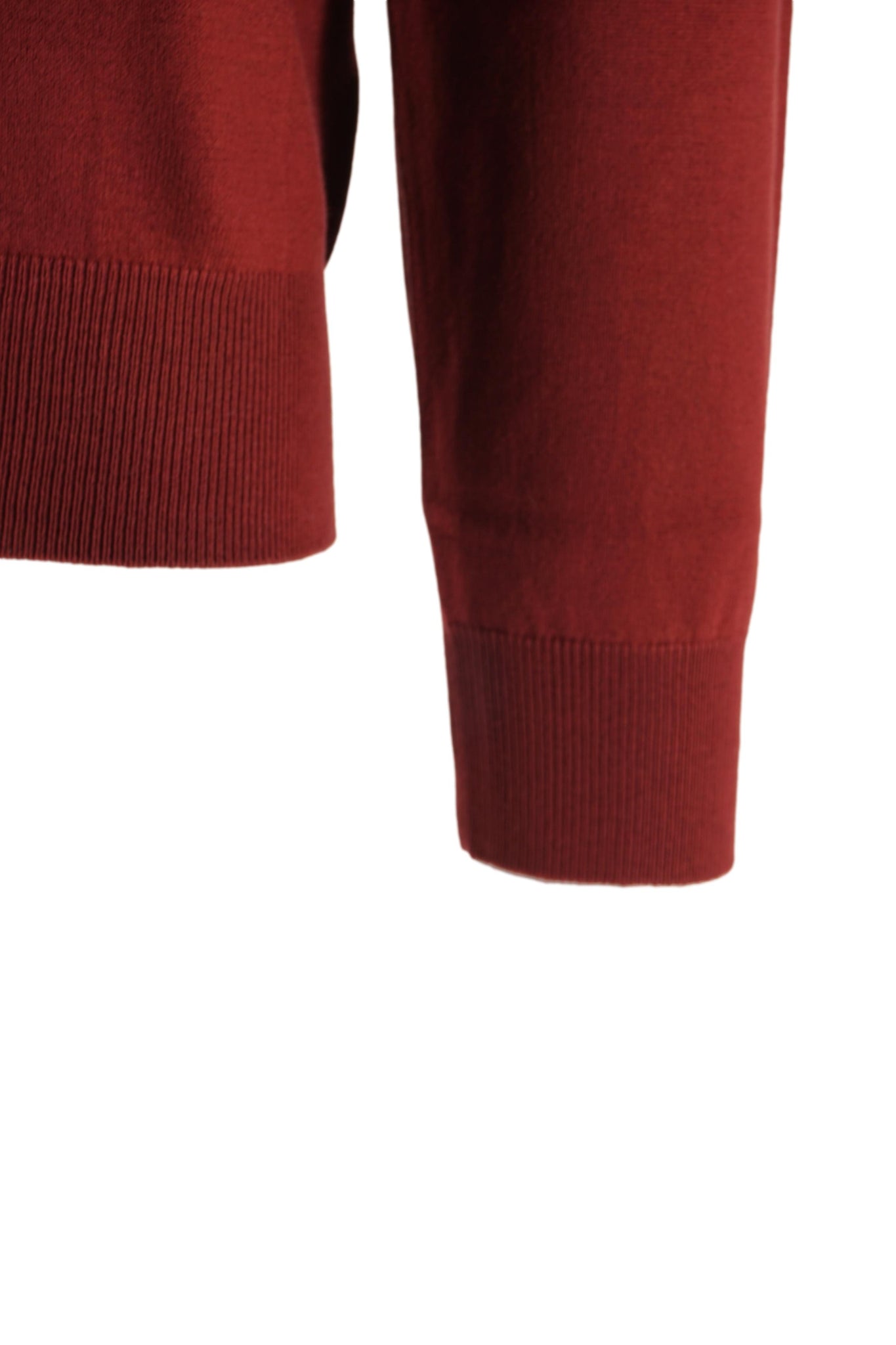 Maglia Girocollo con Logo / Bordeaux - Ideal Moda
