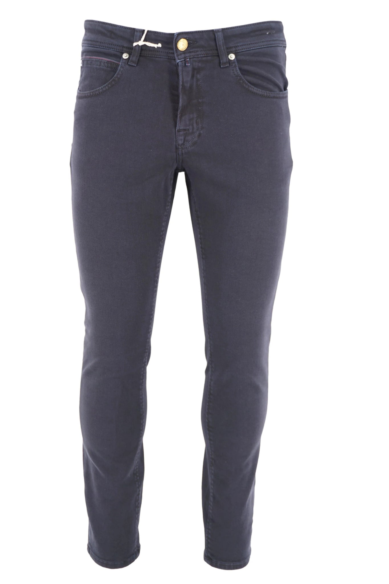 Bull Denim Ribot Cinque Tasche / Blu - Ideal Moda