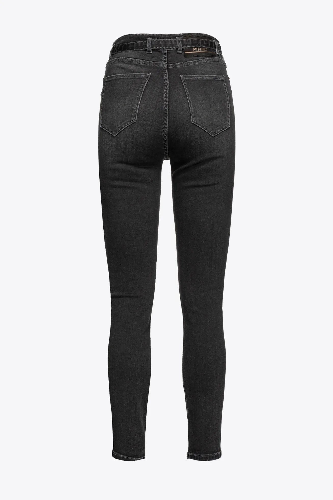 Jeans Susan Skinny Black in Tessuto Stretch / Nero - Ideal Moda