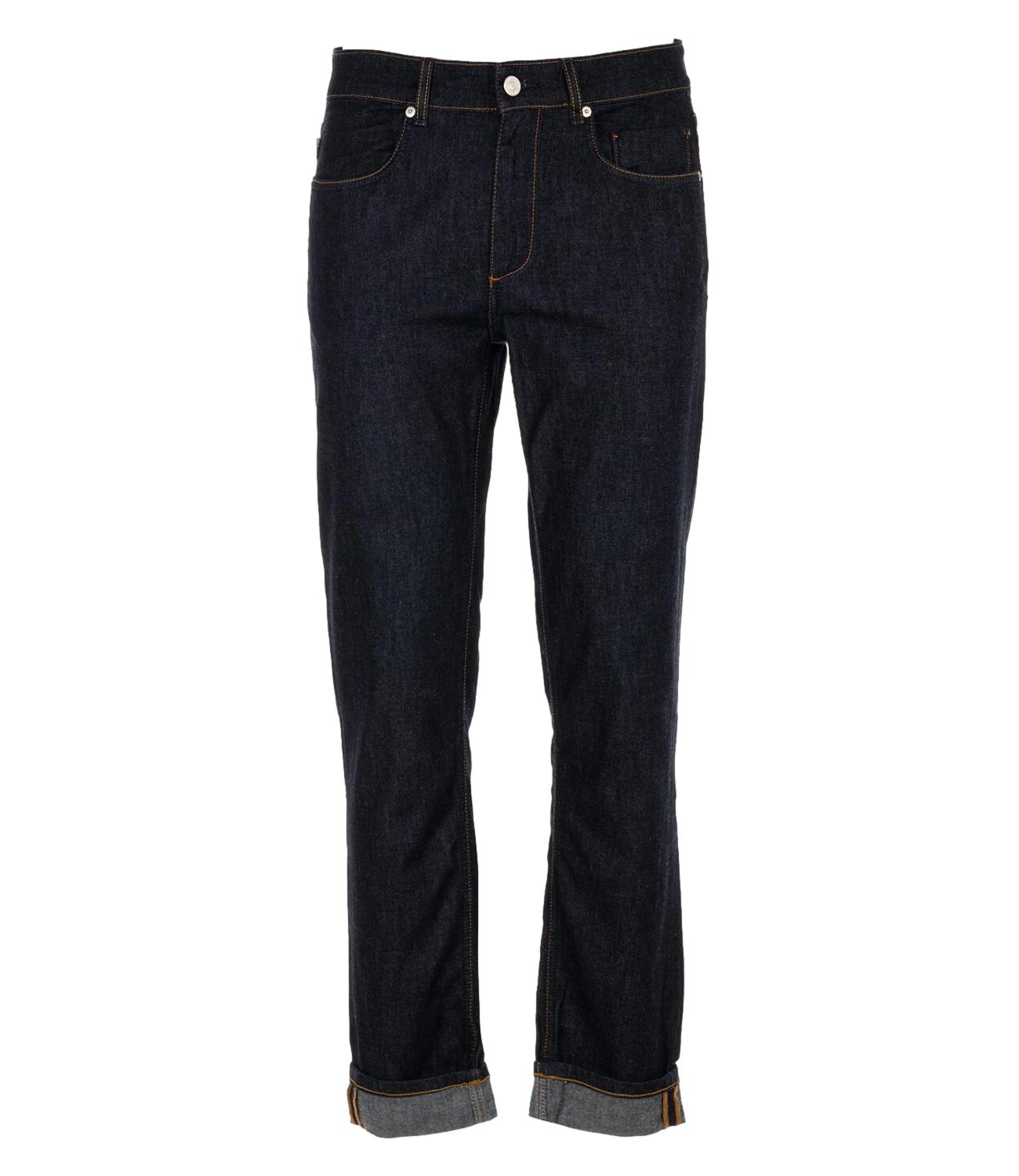 Jeans Modello Palazzo Lavaggio Scuro / Jeans - Ideal Moda