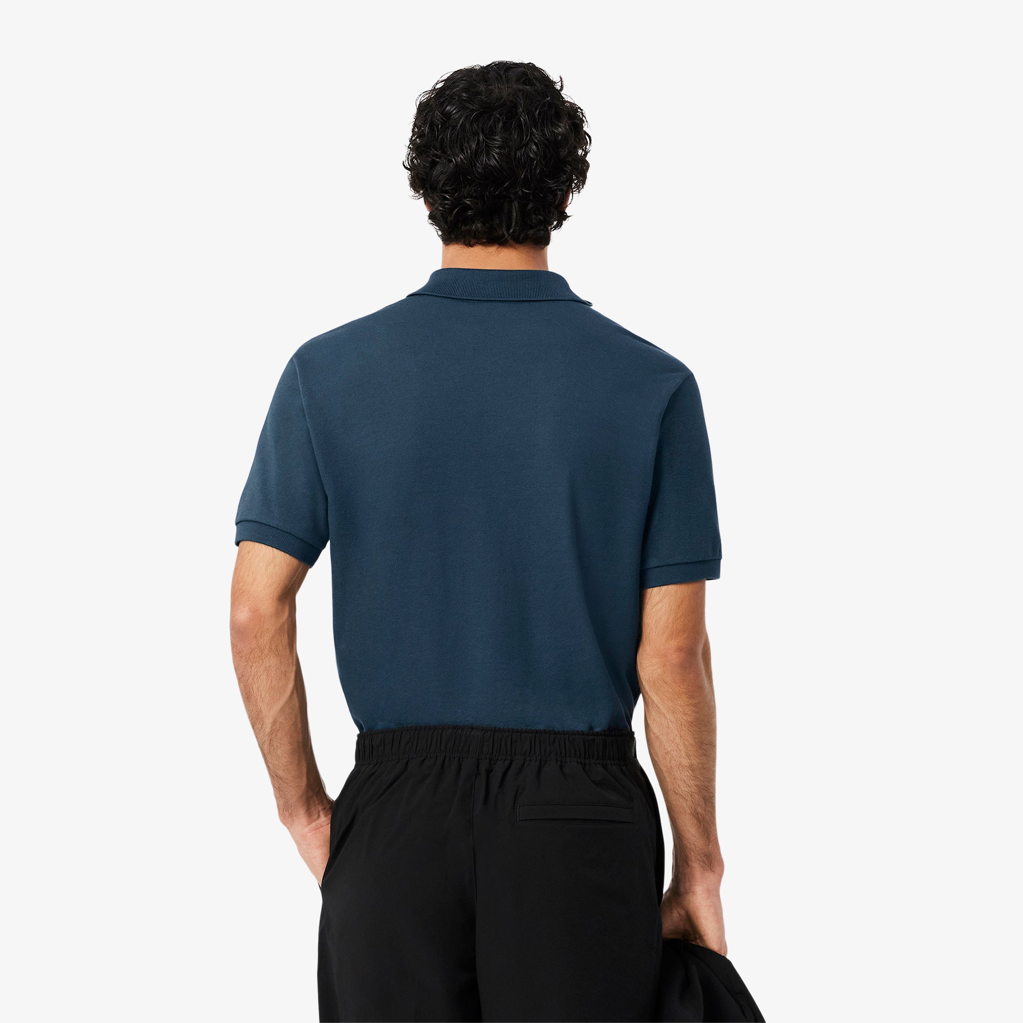 Polo 12.12 con Logo Lacoste / Petrolio - Ideal Moda
