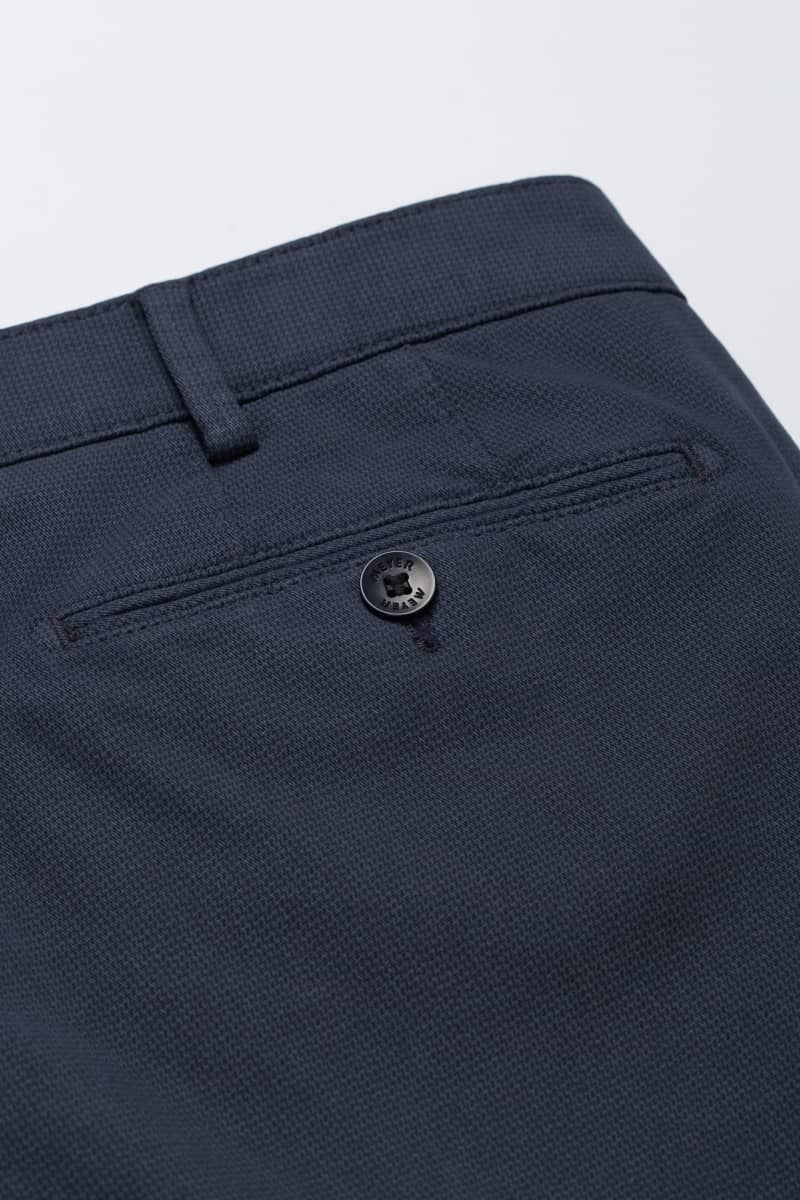 Pantalone in Twill di Cotone / Blu - Ideal Moda