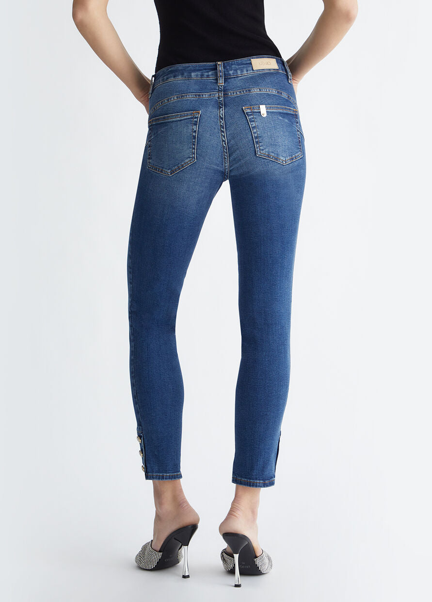Jeans Skinny Bottom Up / Jeans - Ideal Moda