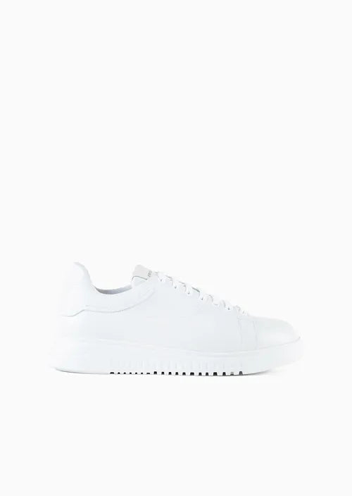Sneaker in Pelle / Bianco - Ideal Moda