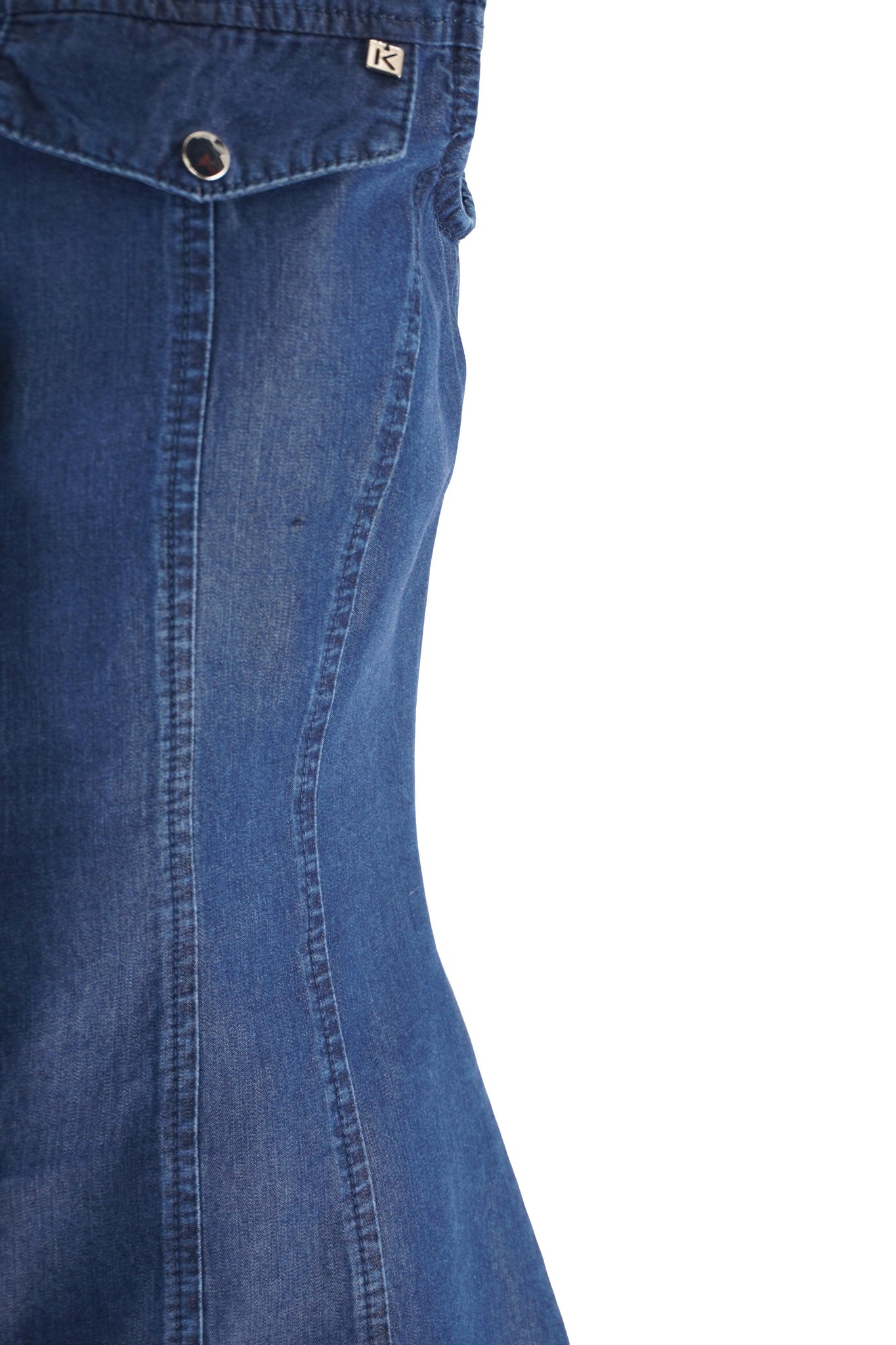 Camicia Smanicata in Denim  / Jeans - Ideal Moda