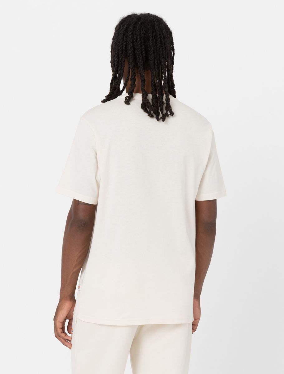 T-Shirt in Jersey con Logo / Beige - Ideal Moda