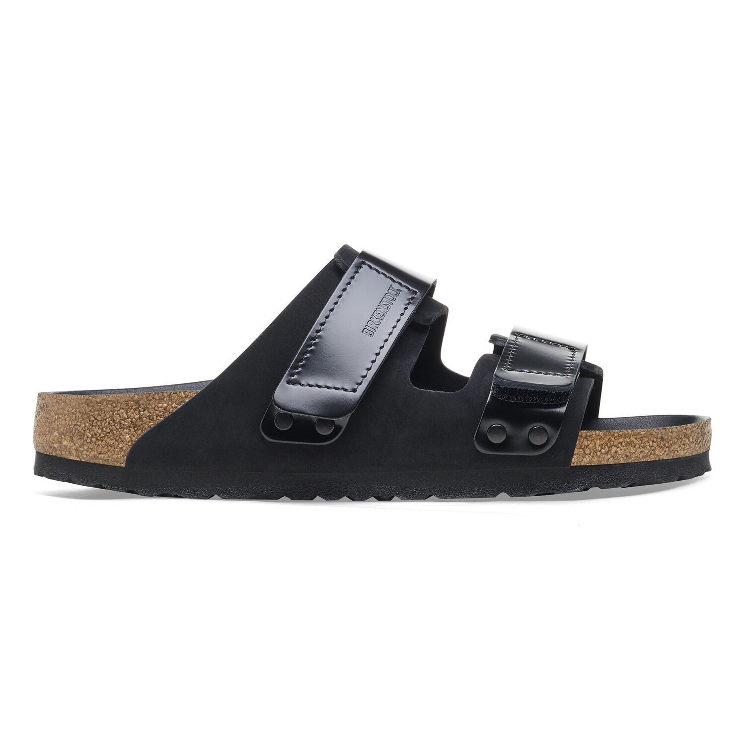 Sandalo Uji in Pelle Nabuck / Nero - Ideal Moda