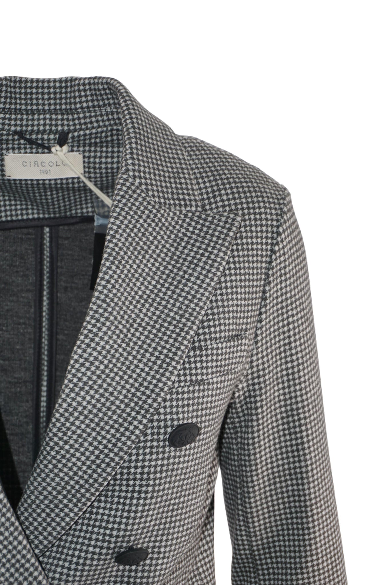 Giacca in Jersey Stampato / Nero - Ideal Moda