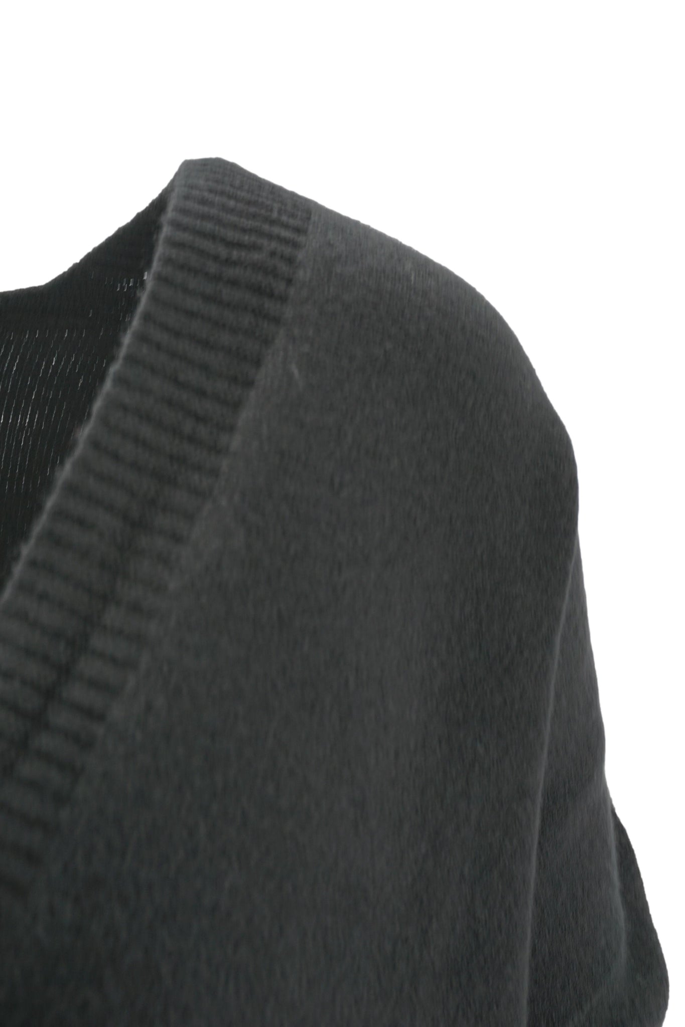 Cardigan con Bottoni a Contrasto / Nero - Ideal Moda