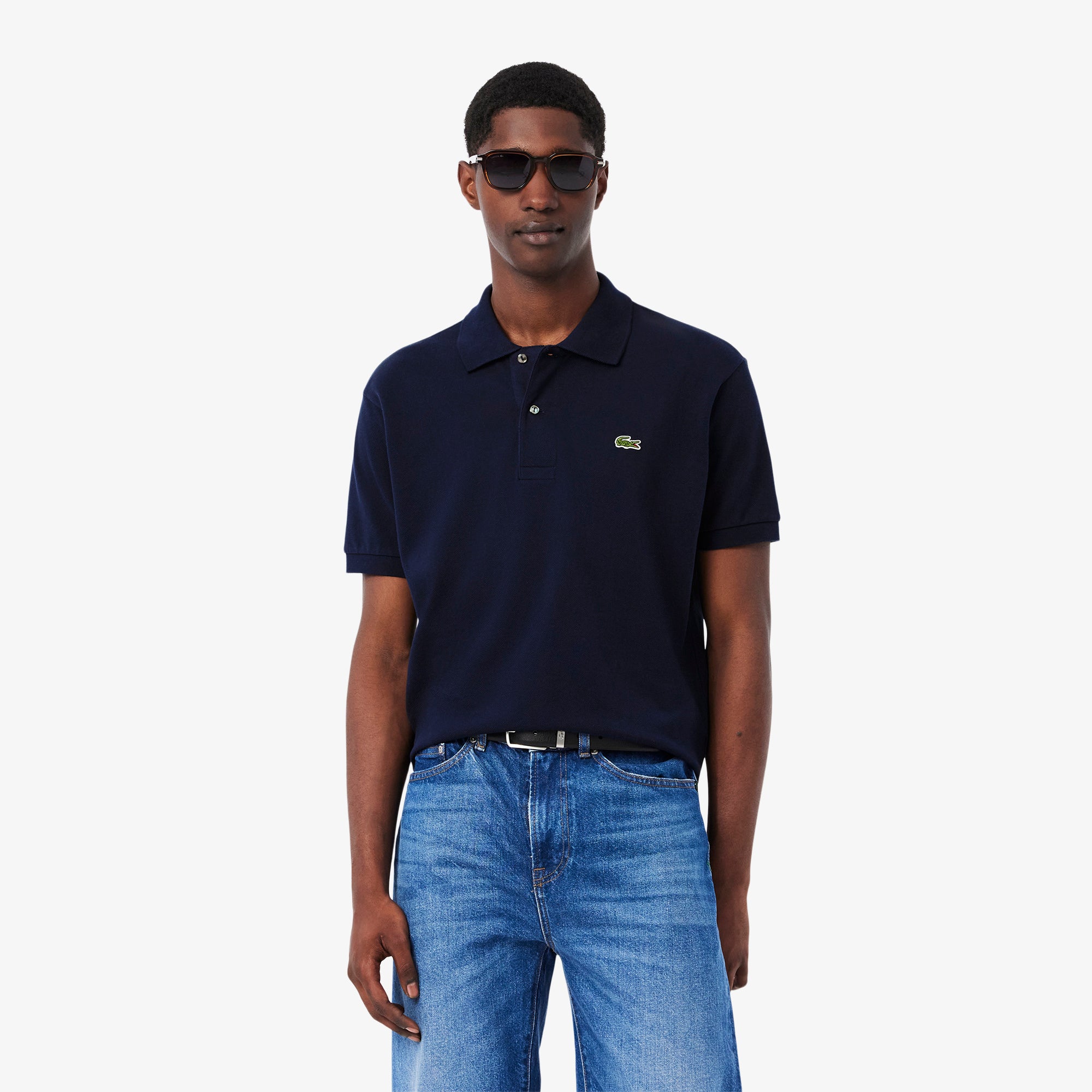 Polo 12.12 con Logo Lacoste / Blu - Ideal Moda