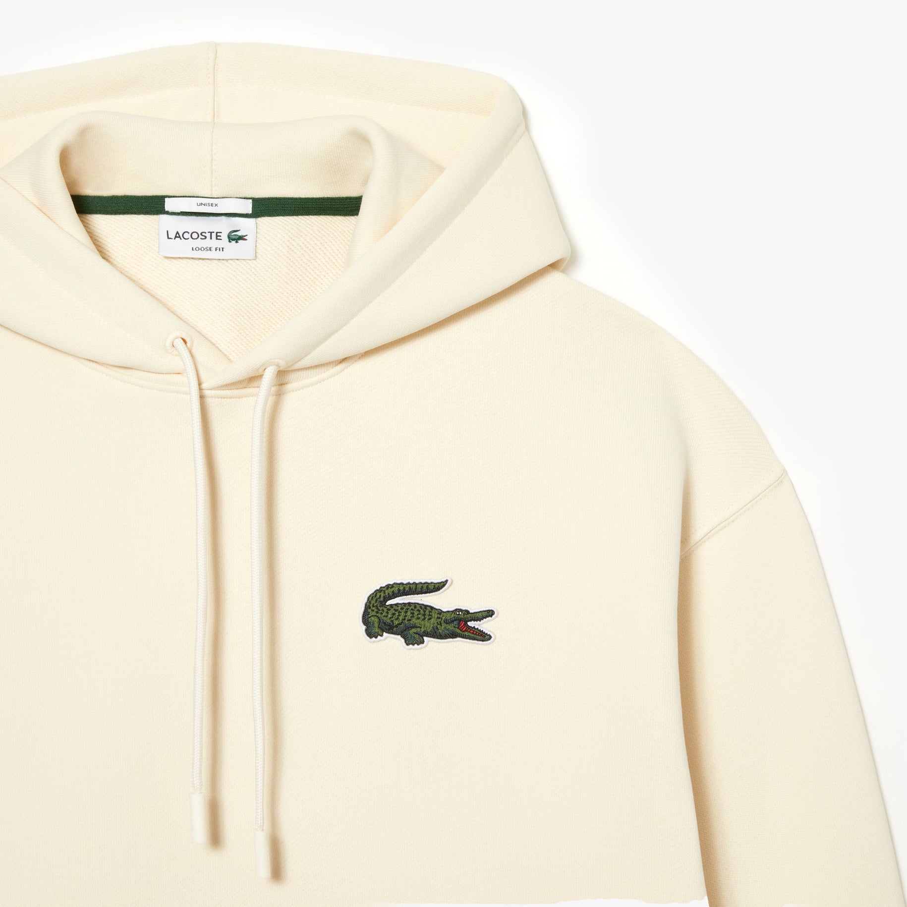 Felpa Jogger in Cotone con Cappuccio / Bianco - Ideal Moda