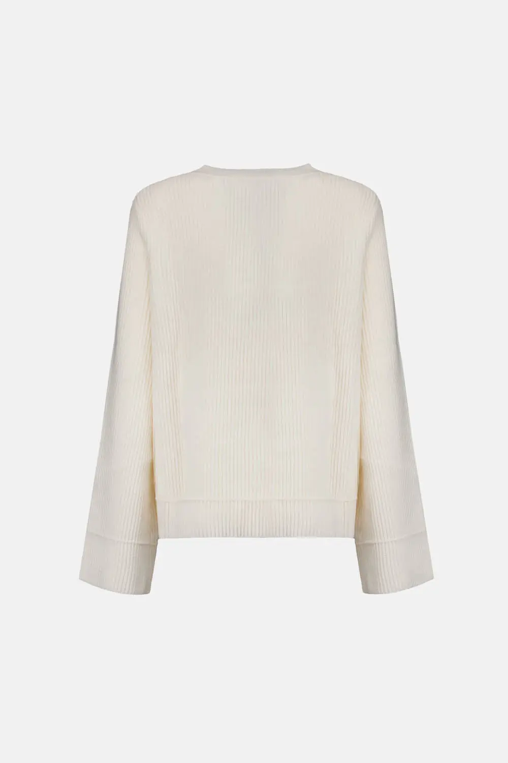 Maglia in Pura Lana Costa Inglese / Bianco