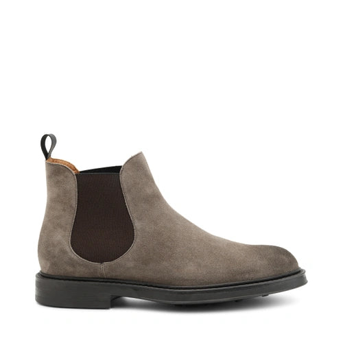 Beatles Liscio in Pelle Scamosciata / Beige - Ideal Moda