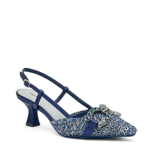 Slingback Gioiello con Tacco / Jeans - Ideal Moda