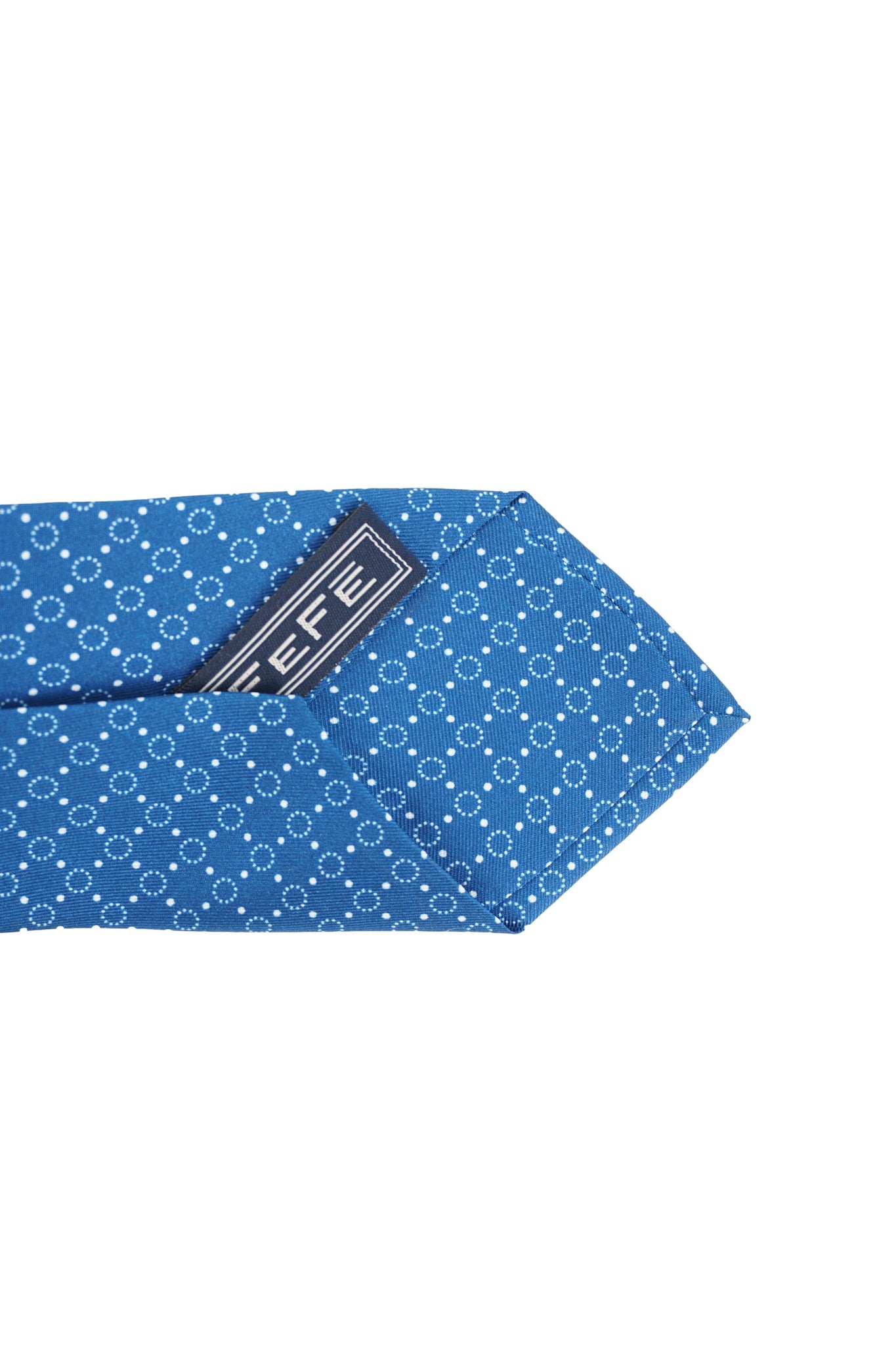 Cravatta in seta con Fantasia Fefè / Bluette - Ideal Moda