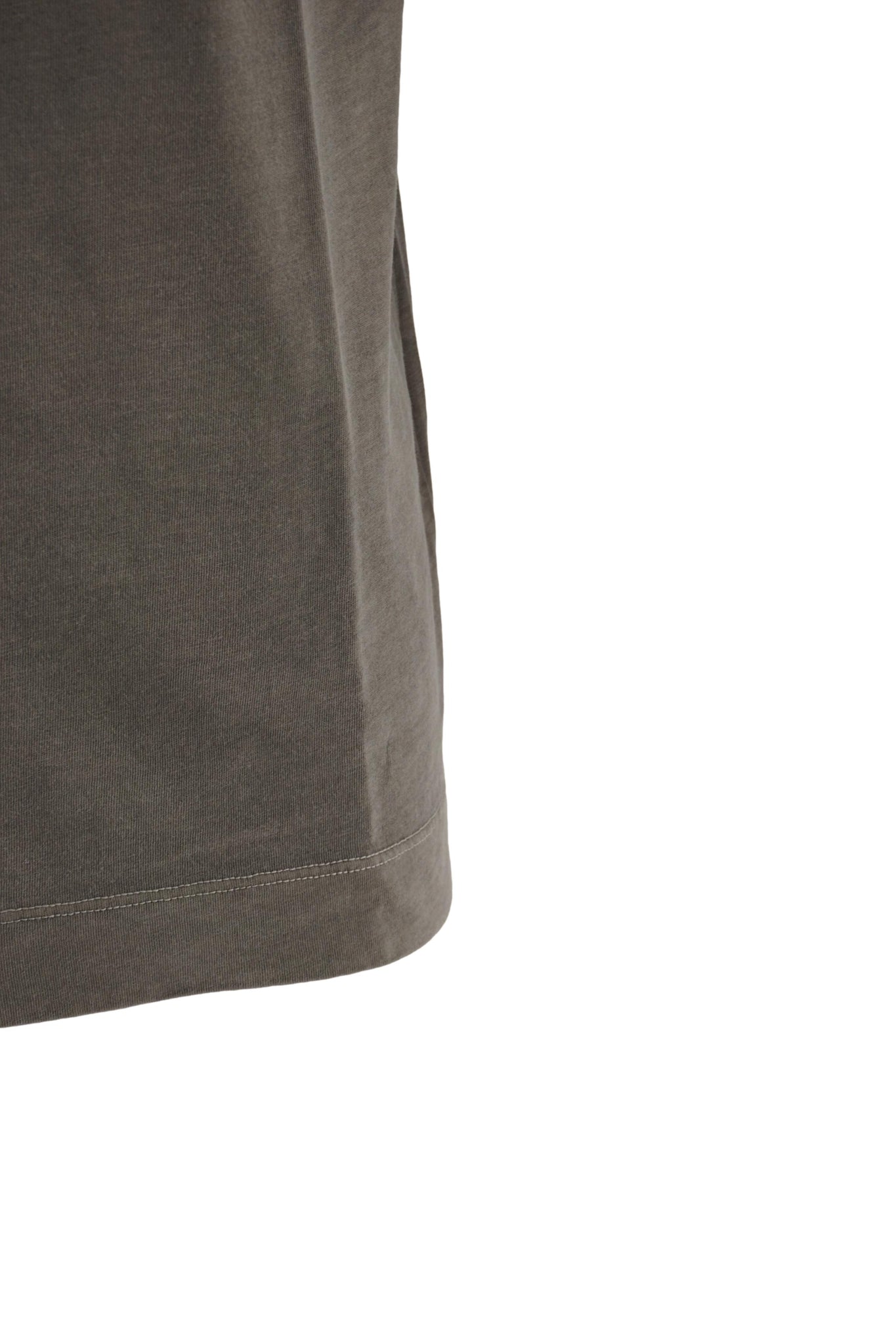 T-Shirt in Cotone Organico / Marrone - Ideal Moda