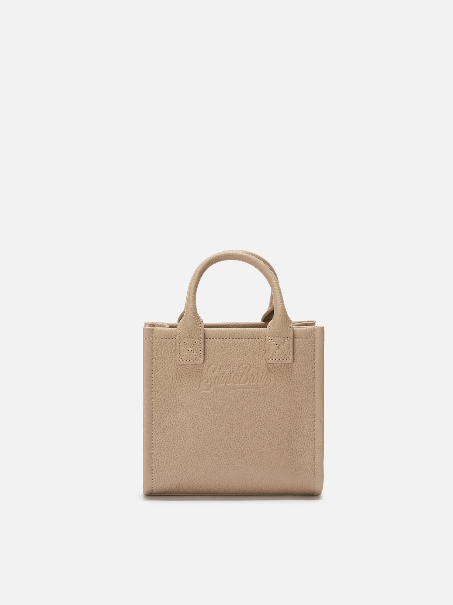 Borsa a Spalla Vanity Mini in Pelle / Beige