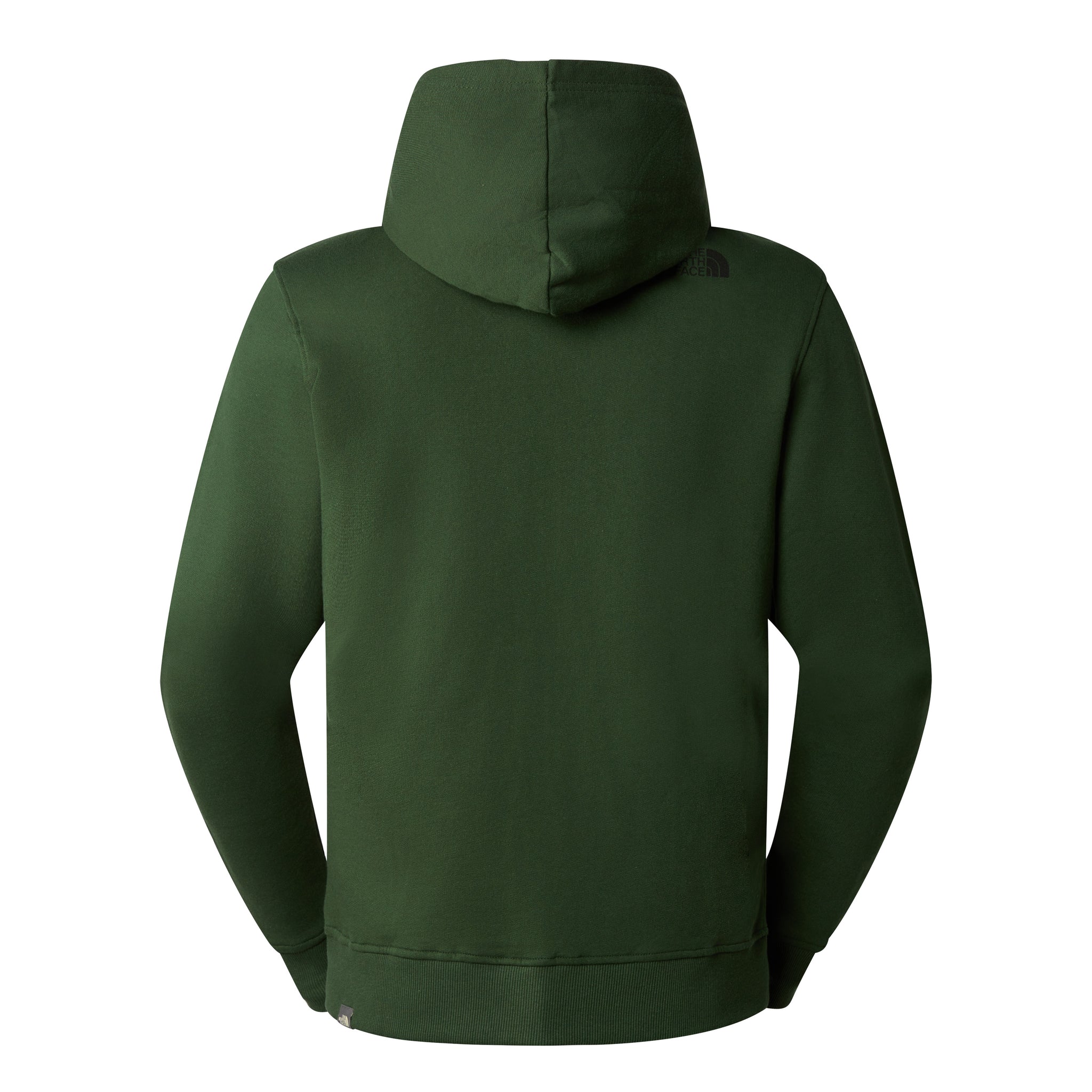 Felpa con Cappuccio e Zip Integrale / Verde